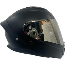 Sway Sw 850 Mat Siyah Motosiklet Kaskı
