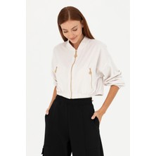 U.S. Polo Assn. Kadın Taş V Yaka Sweatshirt 50271608-VR049