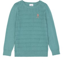 U.S. Polo Assn. Kız Çocuk Mint Basic Kazak 50269034-VR090