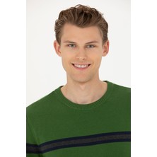 U.S. Polo Assn. Erkek Yeşil Kazak /Triko 50277101-VR054