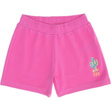 U.S. Polo Assn. Kız Çocuk Pembe Şort (Örme) 50270089-VR041