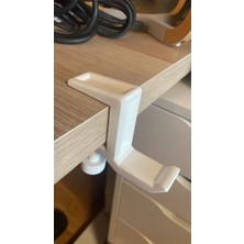 Ayarlanabilir Sıkıştırmalı Masaüstü Kulaklık Tutucu Stand