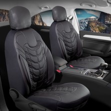 Kia Sorento Yeni Uyumlu Full Deri Oto Koltuk Kılıfı Ön Arka Set Classy Model Siyah Sc