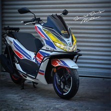 Honda Pcx 2021-2024 Hrc Stikcer Etiket Modeli