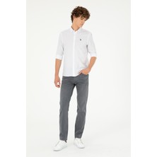 U.S. Polo Assn. Erkek Beyaz Gömlek Basic 50288629-VR013