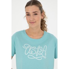 U.S. Polo Assn. Kadın Mint Tişört 50286053-VR090