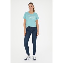 U.S. Polo Assn. Kadın Mint Tişört 50286053-VR090