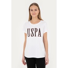 U.S. Polo Assn. Kadın Beyaz Tişört 50285843-VR013