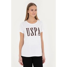 U.S. Polo Assn. Kadın Beyaz Tişört 50285843-VR013