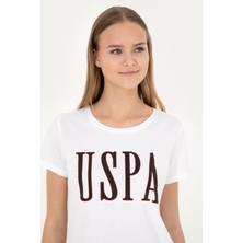 U.S. Polo Assn. Kadın Beyaz Tişört 50285843-VR013