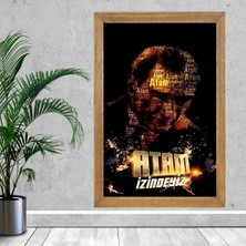 Lioncraft Mustafa Kemal Atatürk Tablo, Çerçeveli Cam Tablo 20X30 cm