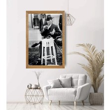 Lioncraft Mustafa Kemal Atatürk Tablo, Çerçeveli Cam Tablo 30X45 cm