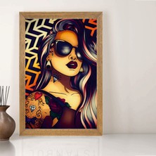 Lioncraft Tablo, Çerçeveli Cam Tablo 20X30 cm