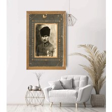 Lioncraft Mustafa Kemal Atatürk Tablo, Çerçeveli Cam Tablo 30X45 cm