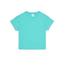 U.S. Polo Assn. Kız Çocuk Mint Bisiklet Yaka Tişört 50288124-VR090