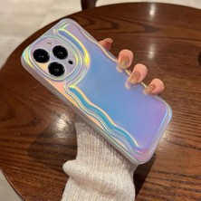 Alstrap Apple iPhone 11 Uyumlu Puff Hologram Silikon Kılıf