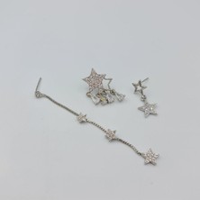 SE Jewellery Vıp Xupıng Üçlü Kadın Küpe