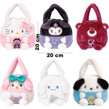 Sanrio Pochacco Peluş Çanta Çapraz Omuz Peluş Çanta Sevimli Peluş El Çantası