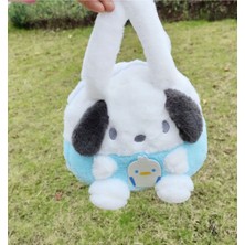 Sanrio Pochacco Peluş Çanta Çapraz Omuz Peluş Çanta Sevimli Peluş El Çantası