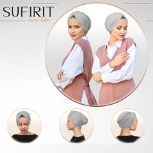 Sufirit Burgulu Bone - Tesettür Bone - Bone Eşarp- Hazır Bone Şal- Tasarım Bone Modelleri