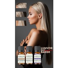 Lumvor Saç Bakım Seti Uçucu Yağı 30 ml 3'lü Set %100 Saf Ve Doğal (ESSENTİAL OİL) Aromaterapi