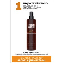 Doğal Güzellik Yoğun Bronzlaştırıcı Güneş Yağı Spf 8 Havuç Özlü Uzun Süre Kalıcı Renk 200ML