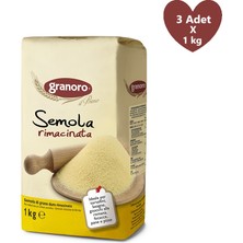 Granoro Semolina Durum Buğdayı Irmiği 1 kg X3 Adet