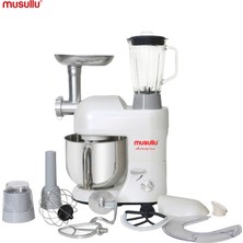 Musullu Multichef Max  6.5L 2000 Watt Mutfak Şefi/ Stand Mikser Hamur Yoğurma Makinesi