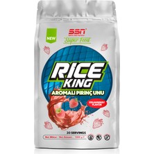 SSN Sports Style Nutrition SuperFood Rice King 1000 Gr Aromalı Pirinç Unu ( Çilek )