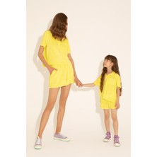 U.S. Polo Assn. Kız Çocuk Citron Tişört 50265392-VR168