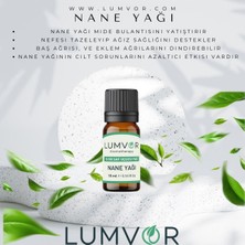 Lumvor Nane Uçucu Yağı 10 ml %100 Saf ve Doğal (Essential Oil) Aromaterapi