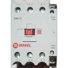 Makel 3p KNC1-4011 Ac Kontaktör 18.5 kw 40A