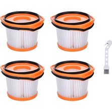 Haashu Shark Wandvac Sistemi WV360 WS620 WS630 Için 4 Paket Yedek Filtre (Yurt Dışından)