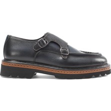 Celal Gültekin Erkek Lacivert Deri Loafer