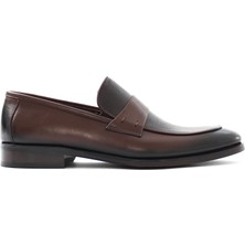 Celal Gültekin Erkek Kahverengi Deri Klasik Ayakkabı