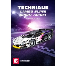 Sembo Block Lambo Super Sport Araba 1337 Parça Yapı Blokları LEGO ile Uyumlu (701945)