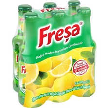 Freşa Limon Aromalı Maden Suyu 200 ml x 6 Adet