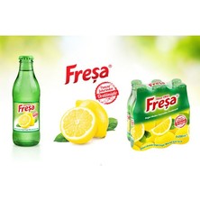 Freşa Limon Aromalı Maden Suyu 200 ml x 6 Adet