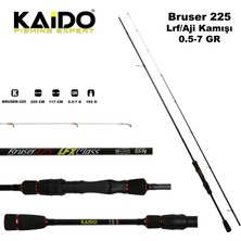 Kaido Bruser 225 cm 0.5-7 gr Lrf Kamışı Aji Kamışı