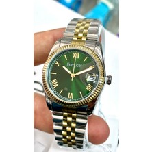 Ferrucci Rolex Kasa Kordon Çelik Kordon Kadın Kol Saati Bileklik Hediyeli