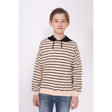 Toontoy Erkek Çocuk Çizgili Sweatshirt