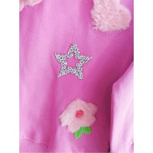 Baby Net Çiçek Nakışlı 2'li Kız Çocuk Takım