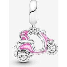 Hector Co Jewellery Pembe Scooter Sallantılı Charm