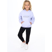 Toontoy Kız Çocuk Baskılı Eşofman Takım