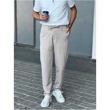 Yeni Sezon Dizmar Micro Kemerli Ipli Casual Pantolon