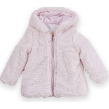 Kız Çocuk Kapşonlu Dışı Peluş Ceket