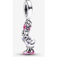 Lines Bijuteri Tarz 925 Ayar Disney Daisy Duck Sallantılı Charm