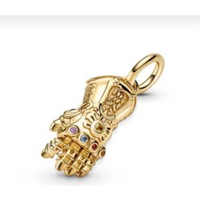 Lines Bijuteri Marvel The Avengers Infinity Gauntlet Sallantılı Charm 925 Ayar Gümüş