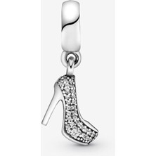 Lines Bijuteri Pavé Stiletto Ayakkabı Sallantılı Charm