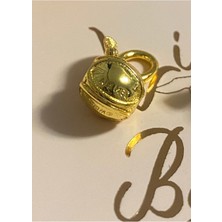 Lines Bijuteri Harry Potter Golden Snitch Hareketli Kanatlar Charm 925 Ayar Gümüş